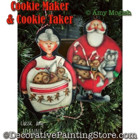 Cookie Maker & Cookie Taker Painting Pattern by Amy Joanne Mogish