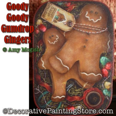 Goody Goody Gumdrop Gingers Painting Pattern by Amy Joanne Mogish