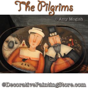 The Pilgrims Painting Pattern by Amy Joanne Mogish