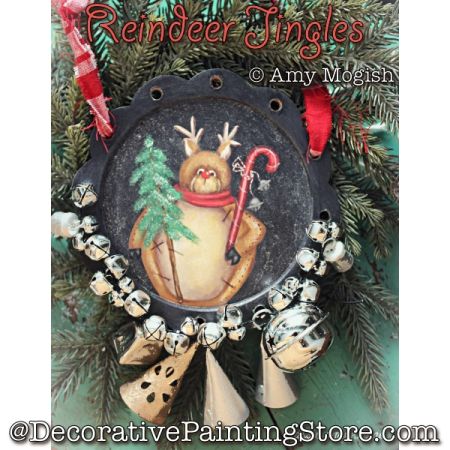 Reindeer Jingles Painting Pattern by Amy Joanne Mogish