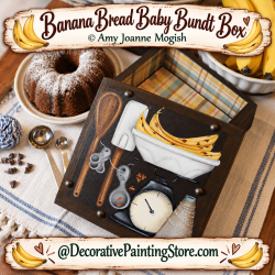 Banana Bread Baby Bundt Cake Box by Amy Joanne Mogish