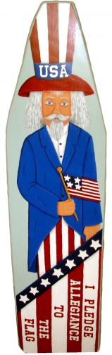 I Pledge Allegiance Uncle Sam Ironing Board Pattern DOWNLOAD