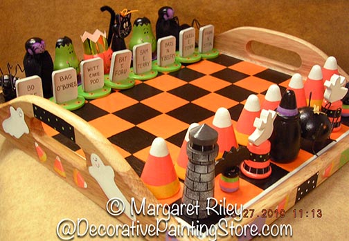 Halloween Chess Set Pattern BY DOWNLOAD