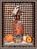 Halloween Bottle of Boos e-Pattern - Martha Smalley - PDF DOWNLOAD