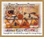 Four Seasons Pears e-Pattern - Martha Smalley - PDF DOWNLOAD