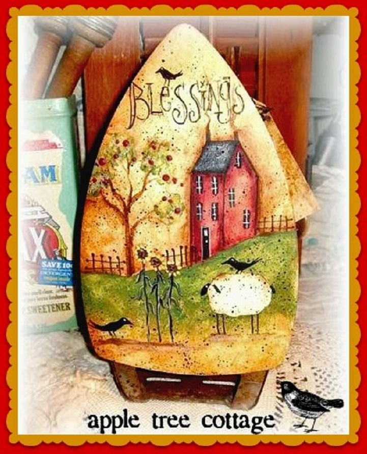 Primitive Washday Iron Pattern - Martha Smalley - PDF DOWNLOAD