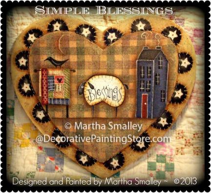 Simple Blessings Heart Pattern - Martha Smalley - PDF DOWNLOAD
