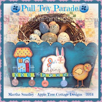 Pull Toy Parade Pattern - Martha Smalley - PDF DOWNLOAD