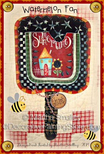 Watermelon Fan Pattern - Martha Smalley - PDF DOWNLOAD