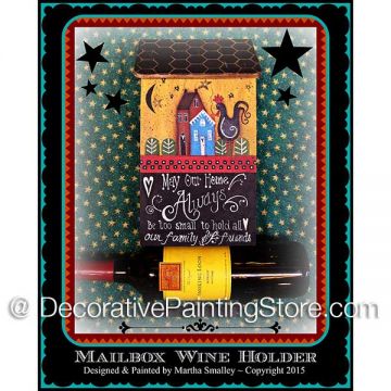 Mailbox Wine Holder ePattern - Martha Smalley - PDF DOWNLOAD