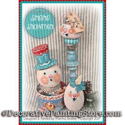 Singing Snowman ePattern - Martha Smalley - PDF DOWNLOAD