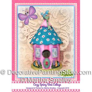 Cozy Spring Birdhouse ePattern - Martha Smalley - PDF DOWNLOAD