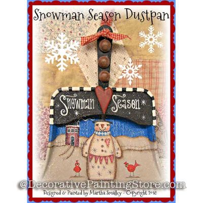 Snowman Season Dustpan ePattern - Martha Smalley - PDF DOWNLOAD