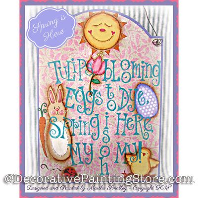 Spring Is Here ePattern - Martha Smalley - PDF DOWNLOAD