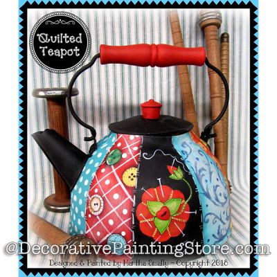 Quilted Teapot ePattern - Martha Smalley - PDF DOWNLOAD