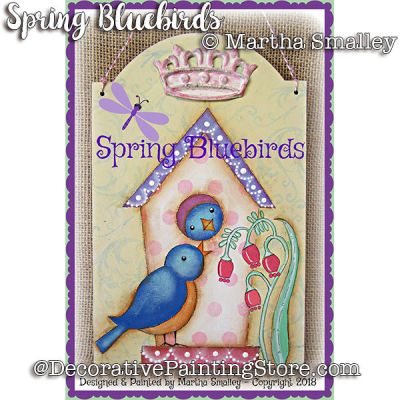 Spring Bluebirds ePattern - Martha Smalley - PDF DOWNLOAD
