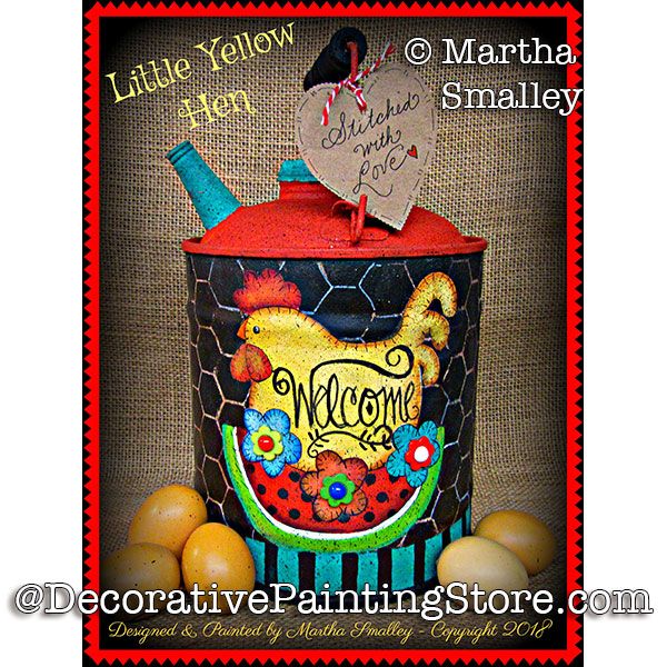 Little Yellow Hen ePattern - Martha Smalley - PDF DOWNLOAD