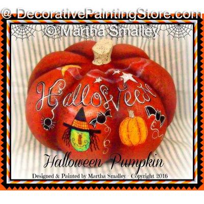Halloween Pumpkin ePattern - Martha Smalley - PDF DOWNLOAD