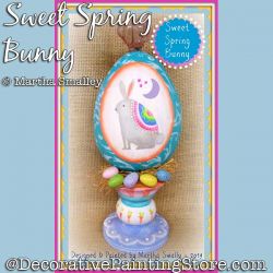 Sweet Spring Bunny DOWNLOAD Painting Pattern - Martha Smalley