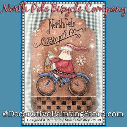 North Pole Bicycle Company DOWNLOAD Painting Pattern - Martha Smalley