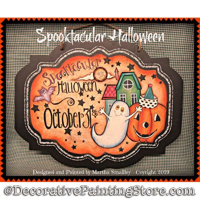 Spooktacular Halloween DOWNLOAD Painting Pattern - Martha Smalley