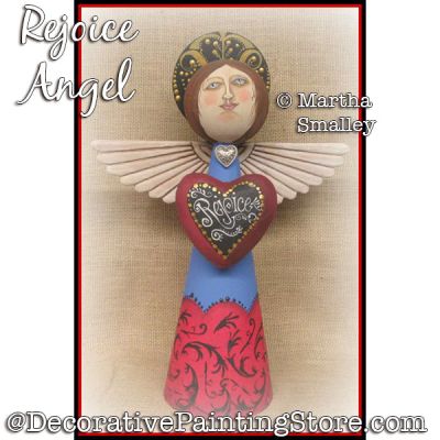 Rejoice Angel DOWNLOAD Painting Pattern - Martha Smalley