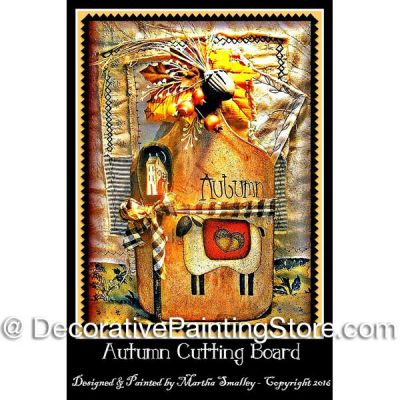Autumn Cutting Board ePattern - Martha Smalley - PDF DOWNLOAD