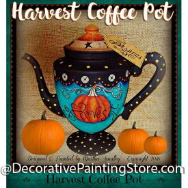 Harvest Coffee Pot ePattern - Martha Smalley - PDF DOWNLOAD