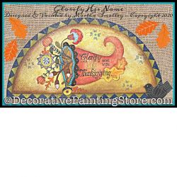 Glorify His Name Painting Pattern DOWNLOAD - Martha Smalley