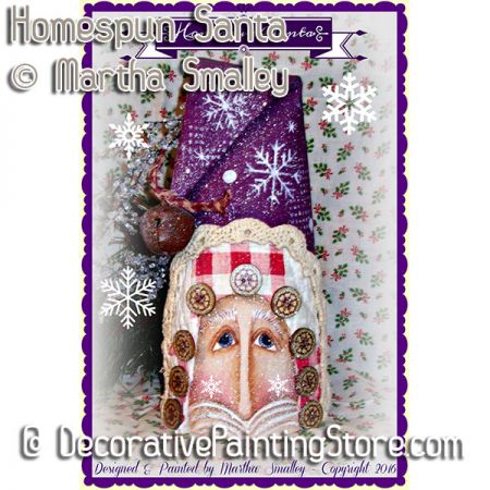 Homespun Santa ePattern - Martha Smalley - PDF DOWNLOAD