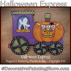Halloween Express Painting Pattern DOWNLOAD - Martha Smalley