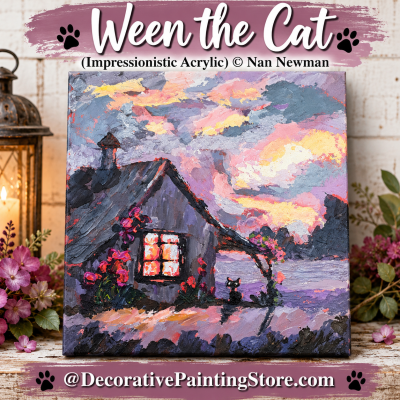 Ween the Cat Painting Pattern - Nan Newman
