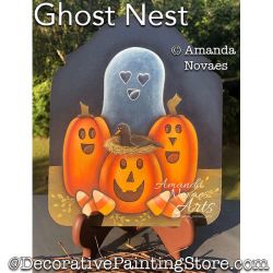 Ghost Nest Painting Pattern PDF DOWNLOAD - Amanda Novaes
