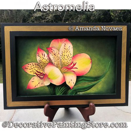 Astromelia Painting Pattern PDF DOWNLOAD - Amanda Novaes