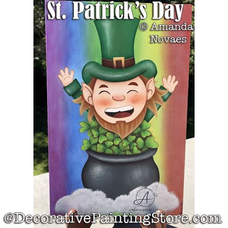 St. Patricks Day Painting Pattern PDF DOWNLOAD - Amanda Novaes