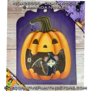 Death Mouse Painting Pattern - Amanda Novaes