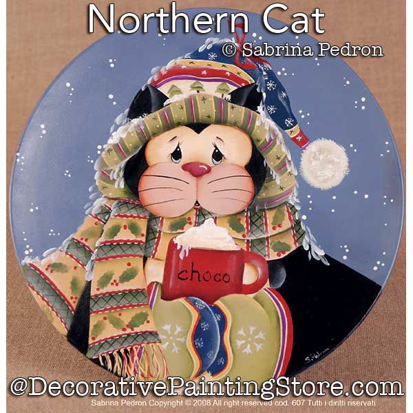 Northern Cat Painting Pattern PDF DOWNLOAD - Sabrina Pedron