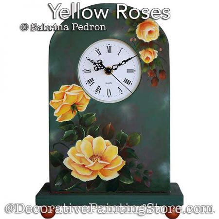 Yellow Roses Painting Pattern PDF DOWNLOAD - Sabrina Pedron