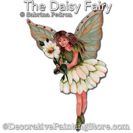 The Daisy Fairy Painting Pattern PDF DOWNLOAD - Sabrina Pedron