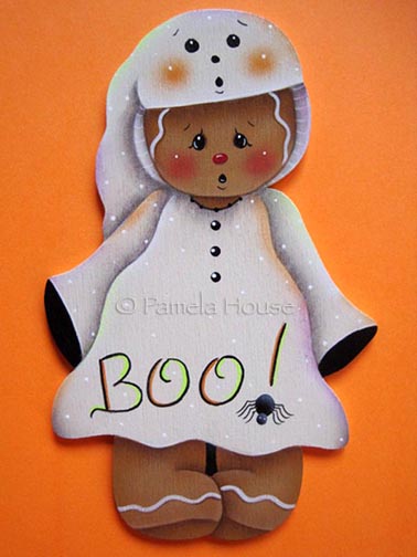 Boo Ghost Gingerbread Witch e-Pattern