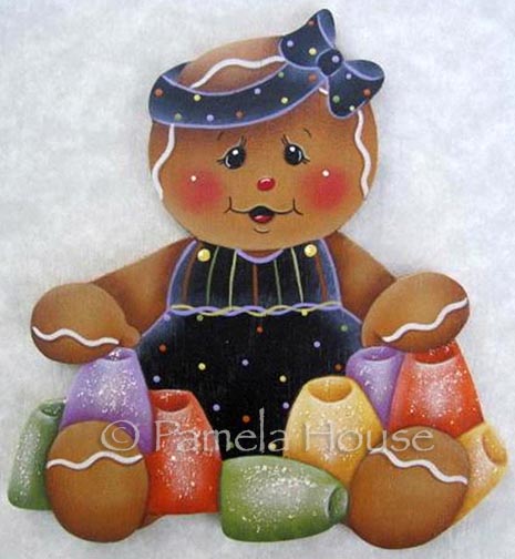 Gumdrop Gingerbread Girl e-Pattern