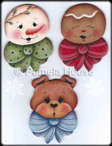 Sweet Faces Ornament e-Pattern DOWNLOAD