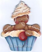 Cute as a Cupcake Ginger e-Pattern DOWNLOAD