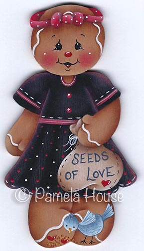 Seeds of Love Ginger Girl e-Pattern DOWNLOAD