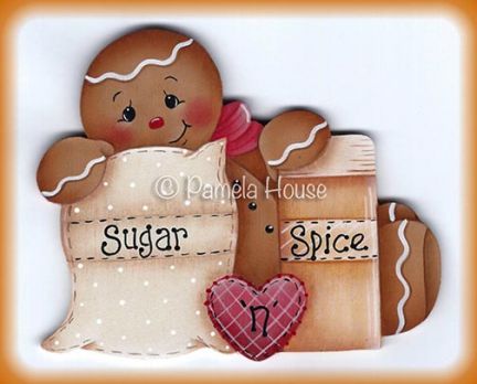 Sugar and Spice Ginger Pattern BY DOWNLOAD