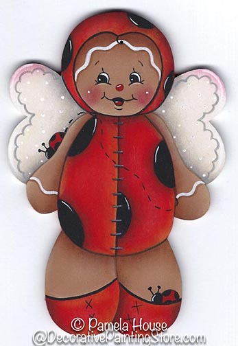 Lil Ladybug Ginger Pattern BY DOWNLOAD