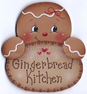 Gingerbread Kitchen Pattern BY DOWNLOAD