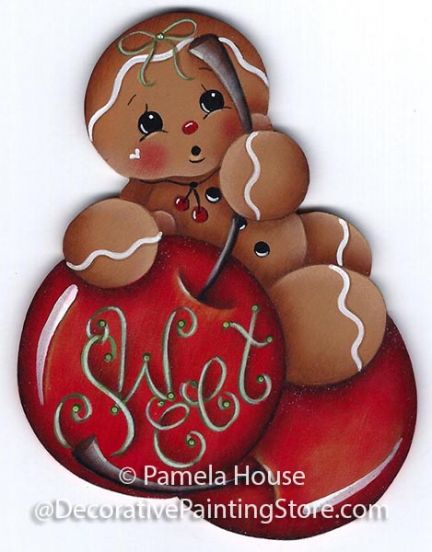 Sweet Cherries Ginger Pattern BY DOWNLOAD