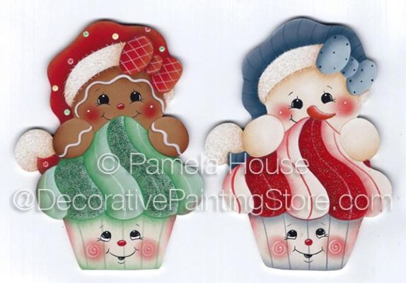Christmas Cupcakes ePattern by Pamela House - PDF DOWNLOAD