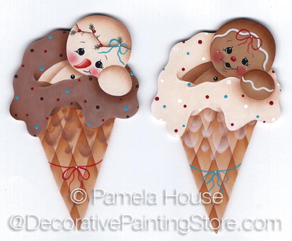 Ice Cream Cones ePattern by Pamela House - PDF DOWNLOAD